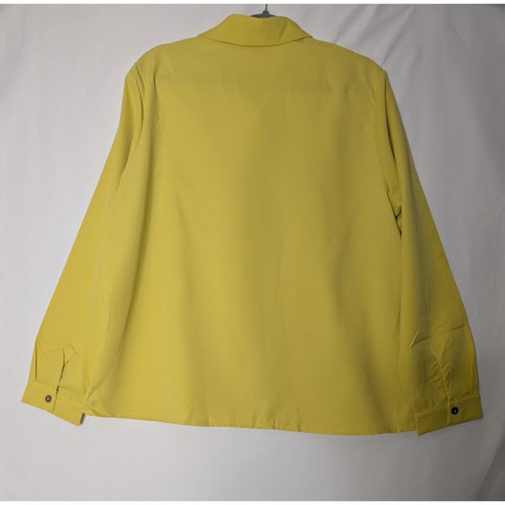 ZANZEA Collection mustard yellow set womens size XXL NWT Bohemian Corpcore - Picture 10 of 10